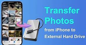 [5 Ways] How to Transfer Photos from iPhone to External Hard Drive 2024 | No iTunes & iCloud