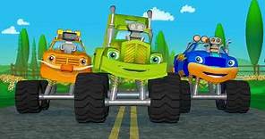 Learn Colors Monster Truck Race + Monster Truck Compilation I HOUR