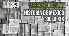 Historia de México Siglo XIX. Aprendizajes claves