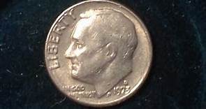 1973 D Roosevelt Dime (Mintage 455 Million)
