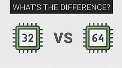 32-bit vs 64-bit CPU | Explained |