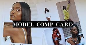How To Make a Model Comp Card | For Free & At Home.