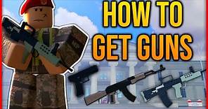 How To Get Guns - British Army Sandhurst [ROBLOX]