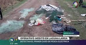 Operativo inédito en Laguna Larga: Detectaron el primer caso de pesca eléctrica