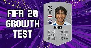 Reece James Growth Test! FIFA 20 Career Mode