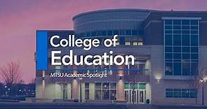 MTSU Academic Spotlight | College of Education