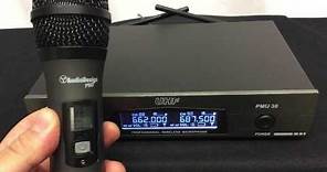 AudioDesign - Configurazione Microfono Wireless PMU30 - PMUD1