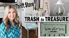 Trash to Treasure Upcycle ⭐Thrift Store Makeover