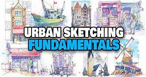 How To Start URBAN SKETCHING For Beginners - FUNDAMENTALS GUIDE
