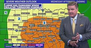 DFW weather: What to expect with Wednesday's severe storm chances