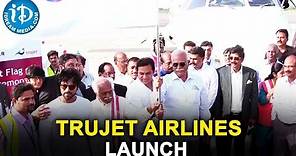 Ram Charan's TruJet Airlines Launching Event | Ram Charan's First Trujet Flight Takes Off at RGI