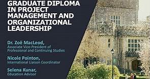 Graduate Diploma in Project Management and Organizational Leadership