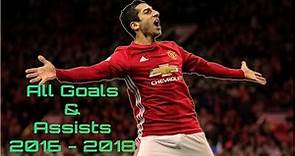 Henrikh Mkhitaryan | All Goals and Assists for Manchester United | 2016 - 2018