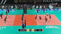 [排球]巴黎奥运会男排资格赛：加拿大VS阿根廷