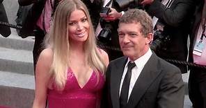 Antonio Banderas and new girlfriend on the red carpet of Sicario in Cannes