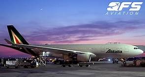 Alitalia - A330 200 - Business Class - New York (JFK) to Rome (FCO) | TRIP REPORT