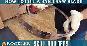 How to Coil and Store Band Saw Blades | Rockler Skill Builders