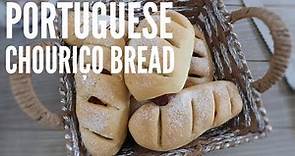 Portuguese chouriço bread | Food From Portugal