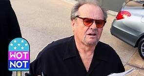Jack Nicholson Rare Public Appearance And Says "No" When Asked If He's Working On Any New Movies