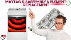 Maytag Centennial Dryer Disassembly Made Easy & Heating Element Replacement