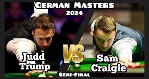 Judd Trump vs Sam Craigie - German Masters Snooker 2024 - Semi-Final Live (Full Match)