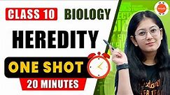 Heredity Class 10 One Shot | NCERT 10th Science (Biology) Chapter 9 Heredity And Evolution #Cbse2024