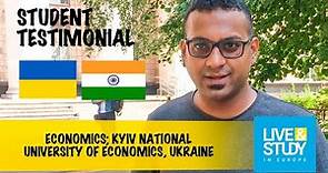 Testimonial: Student from India in Ukraine / Kyiv National Economics University