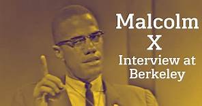 Malcolm X - Interview At Berkeley (1963)