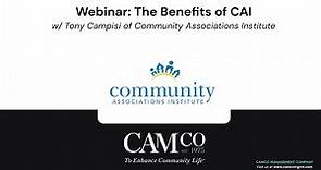 The Benefits of CAI | featuring Tony Campisi of CAI | CAMCO Management Company