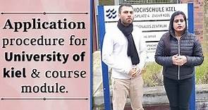 Application Procedure Of University Of Kiel & Course Module