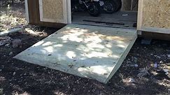 Building Shed Ramps - DIY