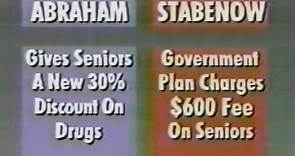 Spencer Abraham 2000 Senate Campaign Ad