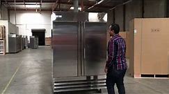 Commercial freezer two door