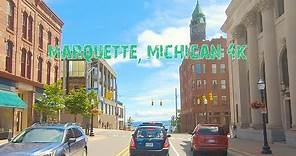 The Largest City In Michigan's Upper Peninsula: Marquette, Michigan 4K.