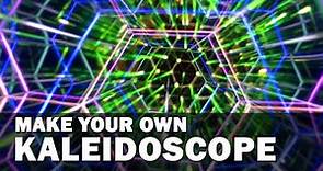 How to Make a Stunning Kaleidoscope. DIY Kaleidoscope Using Mirrors.