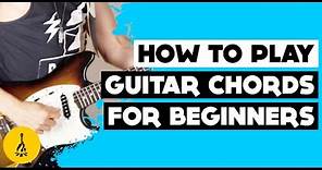 How To Play Guitar Chords For Beginners Electric | Best & Easiest Chords On Guitar!