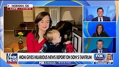 Mother's news report on her toddler's tantrum goes viral on TikTok