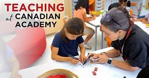 Teaching at Canadian Academy