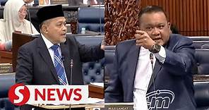 Uproar in Parliament after Shahidan says Hulu Langat MP acting 'worse than a monkey'