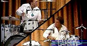 Buddy Rich and Ed Shaughnessy Play Drums on "The Tonight Show Starring Johnny Carson" - 1978