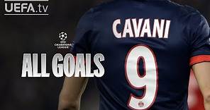 All #UCL Goals: EDINSON CAVANI