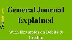 Debits & Credits in Accounting | Journal Entries Examples | Accounting Basics