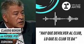 Claudio Borghi: "Hay que devolverle al club lo que el club te da"