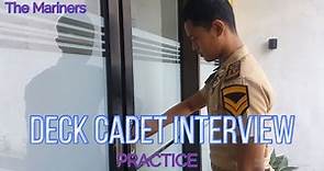Deck Cadet Interview Practice || Marine Job Interview