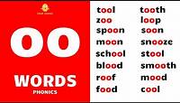 English Phonics - 'oo' Words with Example Sentences