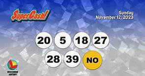 Wisconsin Lottery Evening Draw 11/12/2023