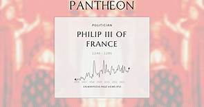 Philip III of France Biography - King of France from 1270 to 1285