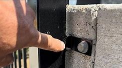 Pro Fencing Tips : Wall Mount Posts And Selecting The Proper Concrete Fasteners
