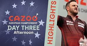 BIG CHECKOUT MADNESS! Day Three Afternoon Highlights | 2021 Cazoo European Championship