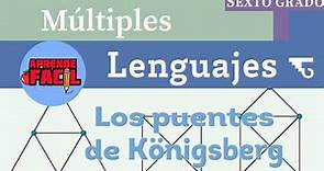 "Los puentes de Königsberg" Múltiples lenguajes 6to grado (Audiolibro) (Nuevos libros 2023)
